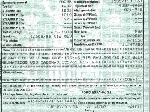 Brugte FORD FOCUS II (DA_, HCP, DP) 1.6 TDCi (109 hp) 4455999