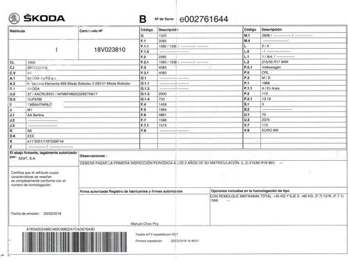 Right front window switch SKODA SUPERB III (3V3) 2.0 TDI | BP11928175I26 - Image 6