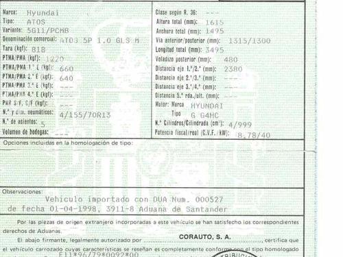 Left taillight HYUNDAI ATOS (MX) 1.0 i | BP2053918C34 