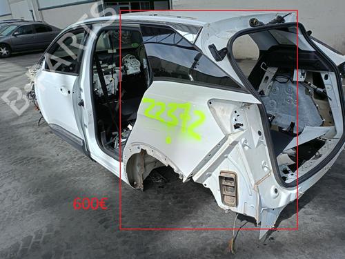 Aile arrière gauche PEUGEOT 3008 II SUV (MC_, MR_, MJ_, M4_) 1.5 BlueHDi 130 (131 hp) 24394562