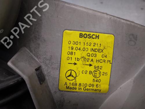 Left headlight MERCEDES-BENZ A-CLASS (W168) A 170 CDI (168.008) | BP13736142C28 