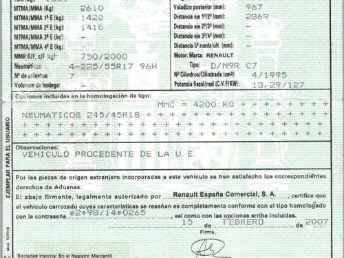 Sæde Bagtil RENAULT ESPACE IV (JK0/1_)  | BP29374444C17 