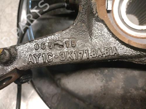 Left front steering knuckle FORD FIESTA VI (CB1, CCN) 1.25 | BP26001261M25 