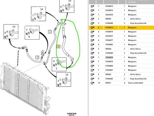 AC pipe VOLVO XC40 (536) D4 AWD | BP29924612M126