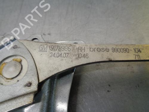 Front right window mechanism OPEL VECTRA C GTS (Z02) 1.9 CDTI (F68) | BP8510940C23 