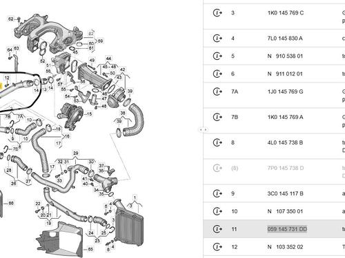 Pipe AUDI Q7 (4LB) 3.0 TDI quattro | BP32363210M125 - Image 4