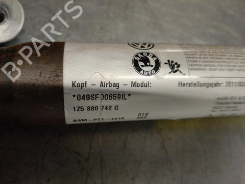 Right curtain airbag SKODA OCTAVIA II (1Z3) 1.6 TDI | BP12156257C12 
