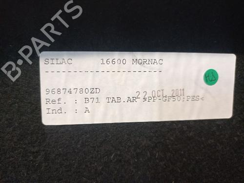 Rear parcel shelf CITROËN C4 II (NC_) 1.6 HDi 90 | BP28810464C85 