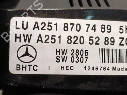 Climate control MERCEDES-BENZ M-CLASS (W164) ML 320 CDI 4-matic (164.122) | BP39654814I5 - Image 9