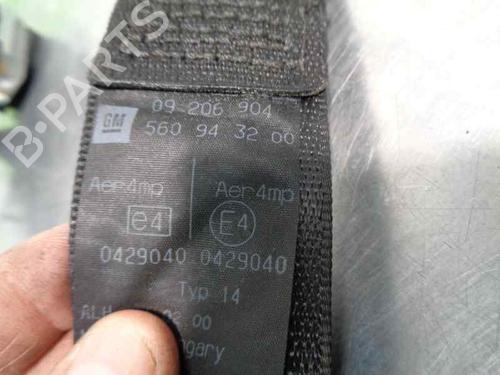 Front right seatbelt OPEL AGILA (A) (H00) 1.2 16V (F68) | BP8725179I25 