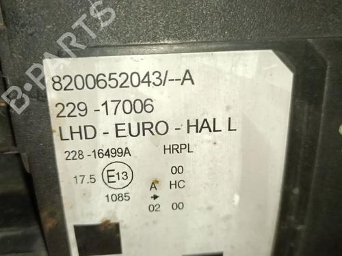 Left headlight RENAULT MODUS / GRAND MODUS (F/JP0_) 1.4 (JP01, JP0J) | BP31329844C28 