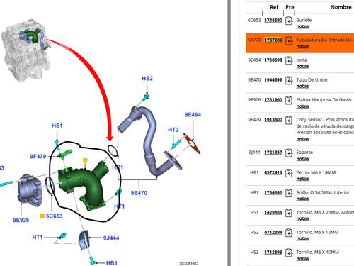 Pipe FORD RANGER (TKE) 2.2 TDCi | BP33322046M125 - Image 7