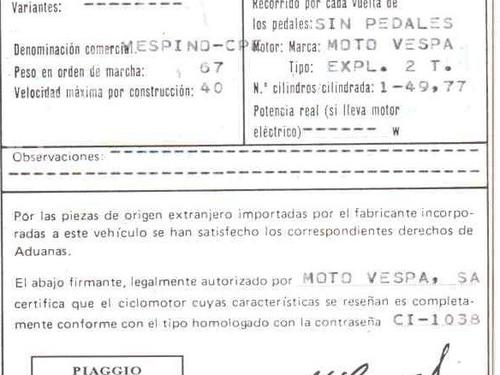 Trinbræt VESPA ET ET4 50 (ZAPC26) | BP36489662C149 - Image 5