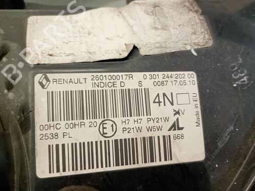 Right headlight RENAULT MEGANE III Hatchback (BZ0/1_, B3_) 1.5 dCi | BP34174740C29  - Image 7