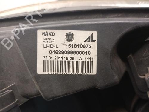 Left headlight FIAT DOBLO Cargo (263_) 1.3 D Multijet | BP29764800C28 - Image 9