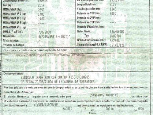 Hand brake SSANGYONG RODIUS I 2.7 Xdi | BP40046647I18 - Image 6