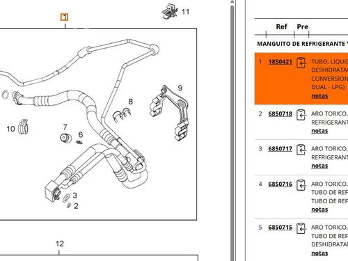 AC pipe OPEL ASTRA H GTC (A04) 1.9 CDTi (L08) | BP29955430M126 