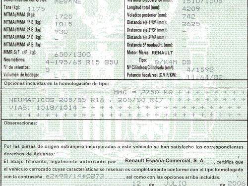 Engine control unit (ECU) RENAULT MEGANE II (BM0/1_, CM0/1_) 1.6 16V | BP13907616M57 