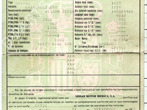 Gearbox NISSAN SERENA (C23) 1.6 | BP8916621M3 