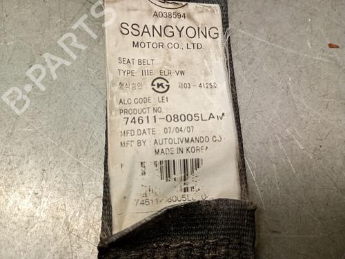 Sikkerhetsbelte foran høyre SSANGYONG REXTON / REXTON II (GAB_) 2.7 Xdi 4x4 | BP30393427I25