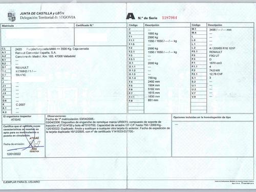 Dør højre bagtil RENAULT TRAFIC II Van (FL) 1.9 dCi 100 (FL0C, FL0K, FL0B) | BP36477456C5 - Image 8