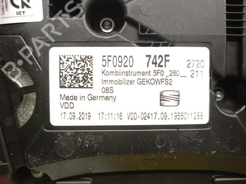 Instrument cluster SEAT LEON ST (5F8) 1.5 TGi | BP30970451C47 - Image 5