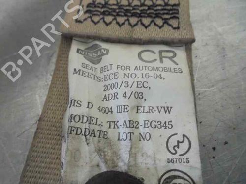 Front right seatbelt NISSAN X-TRAIL I (T30) 2.2 dCi 4x4 | BP8724248I25 