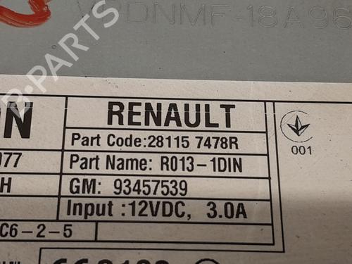Radio RENAULT TRAFIC III Van (FG_) 1.6 dCi 120 (FGMB, FGMC) | BP35799978E6 - Image 7