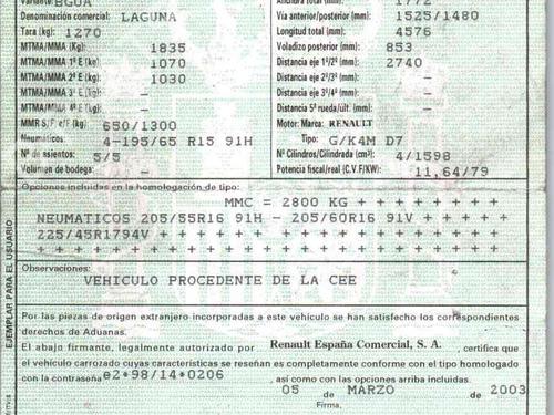 Engine RENAULT LAGUNA II (BG0/1_) 1.6 16V (BG0A, BG0L) | BP39476238M1 - Image 13