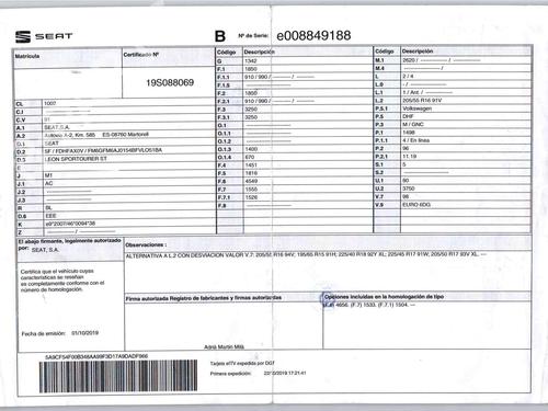 Bagtil kofangere SEAT LEON ST (5F8) | BP30913680C8