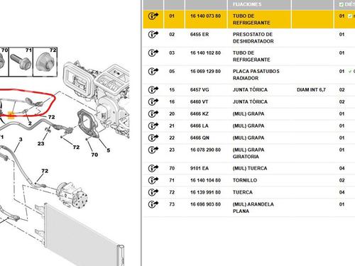 AC pipe PEUGEOT BOXER Van 2.0 BlueHDi 130 | BP33019232M126  - Image 5