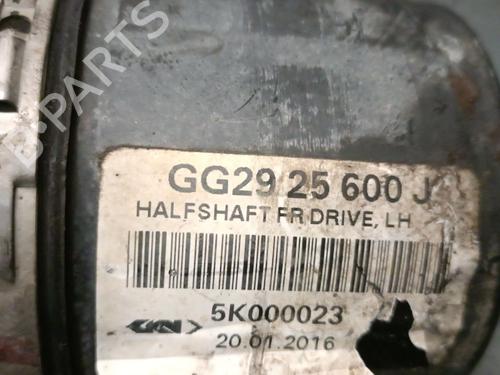 Left front driveshaft MAZDA 3 (BK) 1.6 DI Turbo | BP31338047M38 