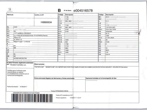 Front windshield wiper arm PEUGEOT BIPPER Tepee 1.3 HDi 80 | BP30804218C143 