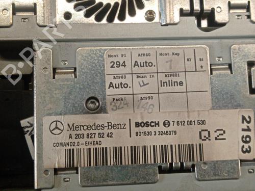 Radio MERCEDES-BENZ C-CLASS T-Model (S203) C 270 CDI (203.216) | BP27692799E6 