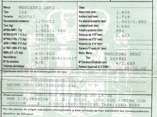 Servo brake MERCEDES-BENZ A-CLASS (W168) A 170 CDI (168.009, 168.109) | BP10651601M42 