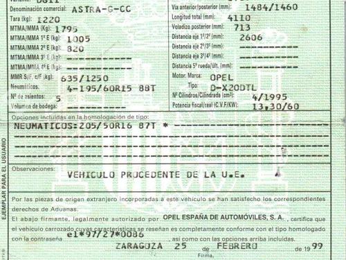 Hovedbremsecylinder OPEL ASTRA G Hatchback (T98) 2.0 DI (F08, F48) | BP22223930M77 