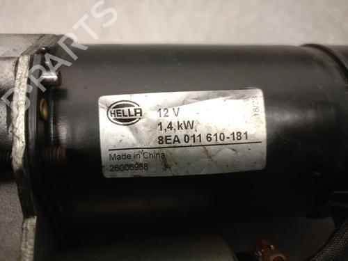Startmotor CITROËN BERLINGO / BERLINGO FIRST MPV (MF_, GJK_, GFK_) 1.6 HDI 75 (MF9HW, GJ9HWC, GF9HWC, GN9HWC) | BP29394830M8 