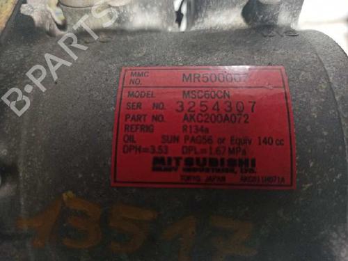 AC compressor MITSUBISHI SPACE STAR MPV (DG_A)  | BP8135106M34 