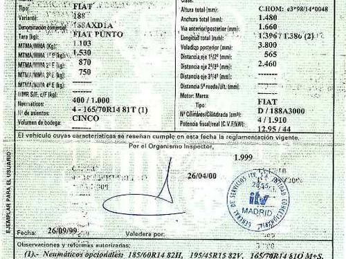 Gearbox FIAT PUNTO (188_) 1.9 DS 60 (188.031, .051, .231, .251) | BP2069092M3 