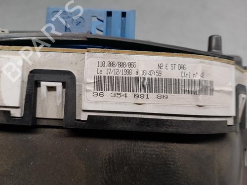 Instrument cluster PEUGEOT 306 Hatchback (7A, 7C, N3, N5) 1.6 | BP16745875C47 
