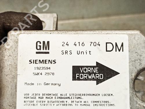 ECU airbags OPEL ZAFIRA A MPV (T98) 2.0 DTI 16V (F75) | BP10957171M53 
