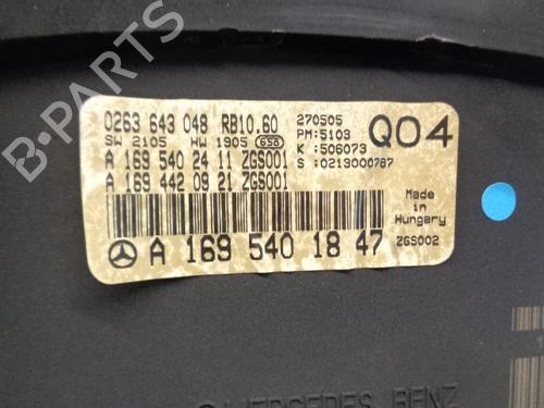 Instrument cluster MERCEDES-BENZ A-CLASS (W169) A 180 CDI (169.007, 169.307) | BP11810780C47 