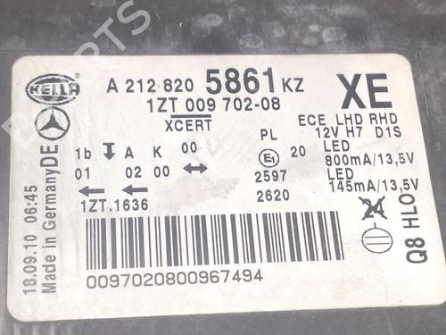 Right headlight MERCEDES-BENZ E-CLASS (W212) E 200 CDI / BlueTEC (212.005, 212.006) | BP34349275C29  - Image 7