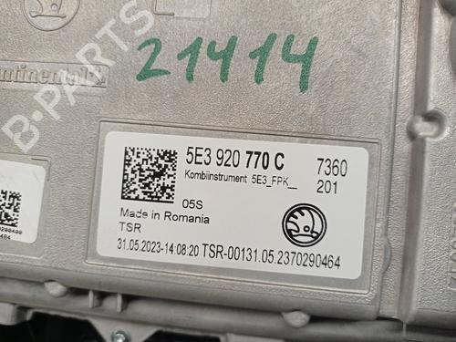 Instrument cluster SKODA OCTAVIA IV (NX3, NN3, PV3) 1.5 TSi | BP21793586C47 
