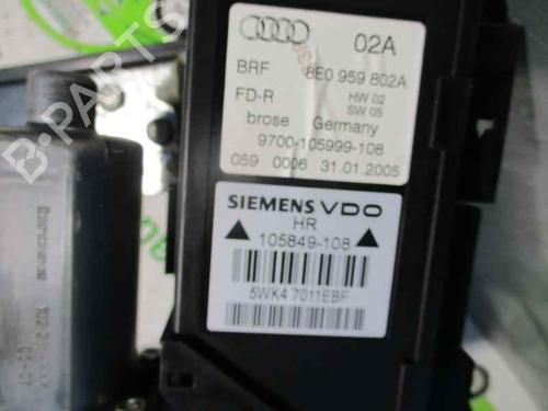 Rear right window mechanism AUDI A4 B7 Avant (8ED) 2.0 TDI quattro | BP2847996C25 