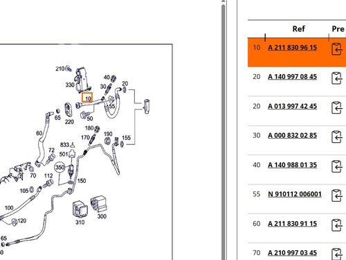 AC pipe MERCEDES-BENZ E-CLASS (W211) E 220 CDI (211.008) | BP32686924M126 - Image 6