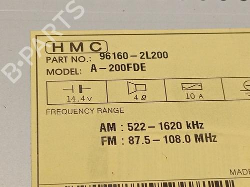 Radio HYUNDAI i30 (FD) 1.4 | BP37080382E6 - Image 5
