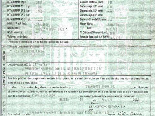 Engache cinturón SSANGYONG RODIUS I 2.7 Xdi | BP28839545I32 