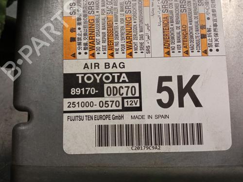 ECU airbags TOYOTA YARIS (_P13_) 1.5 Hybrid (NHP130_, NHP130) | BP27707672M53 