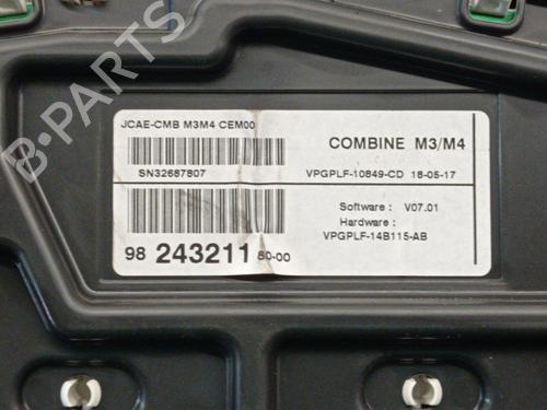 Instrument cluster CITROËN C-ELYSEE (DD_) 1.2 VTi 82 | BP28948984C47